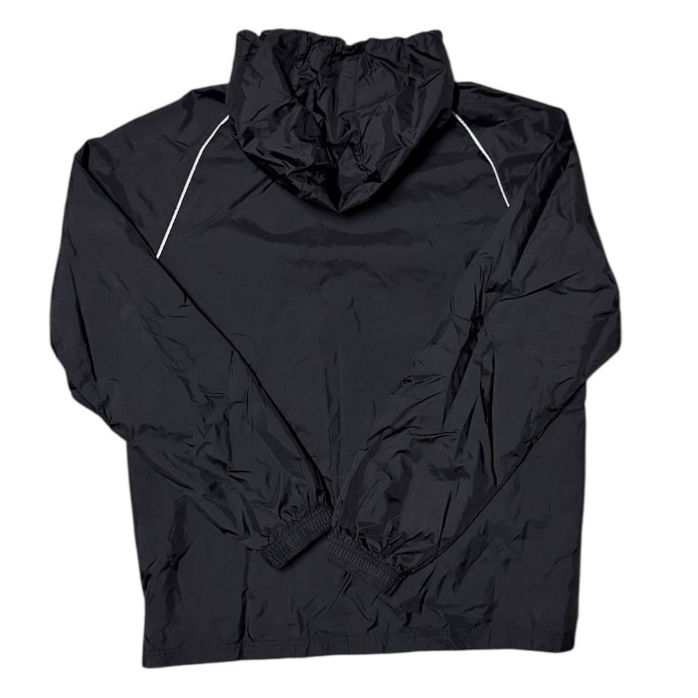 Adidas Core 18 Rain Jacket Windbreaker Soccer Patch Black White Men's Large READ - Picture 9 of 12